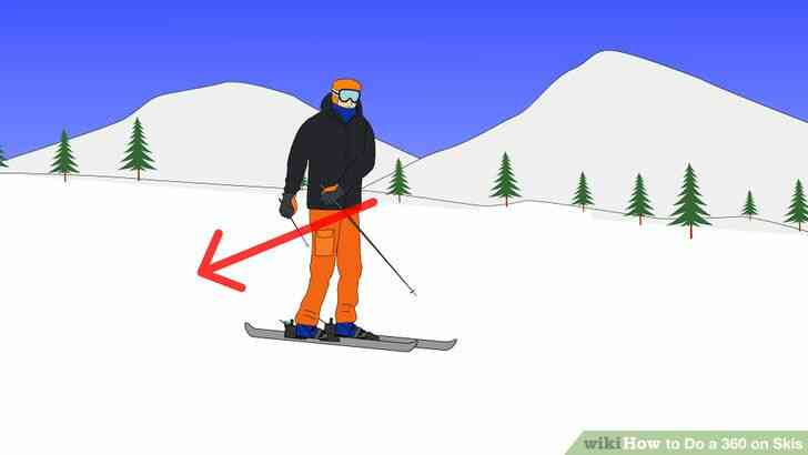 Image intitulée Faire un 360 sur des Skis à l